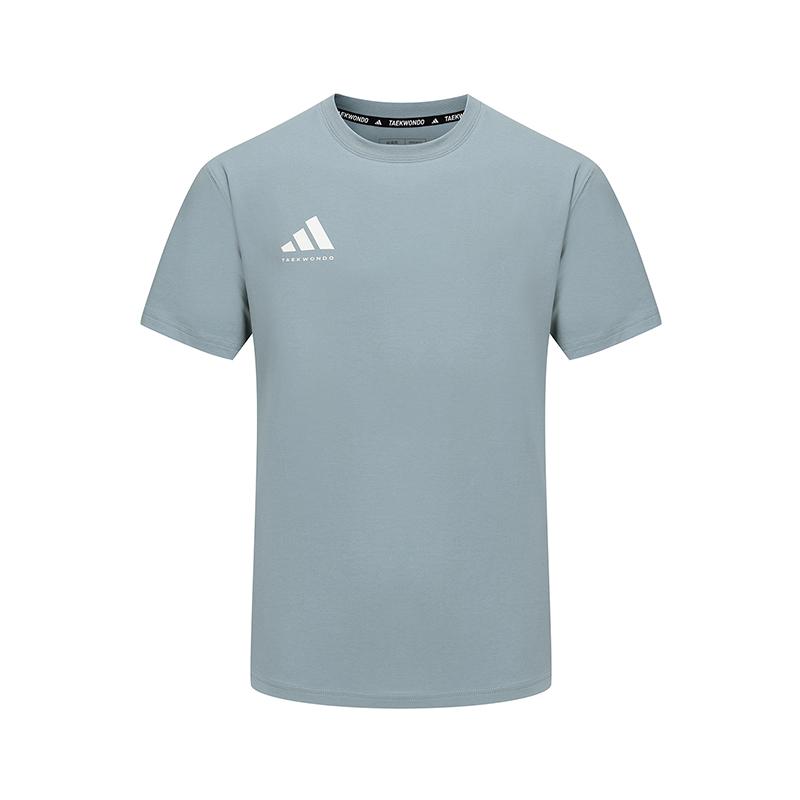 Adidas Comfortable Breathable Skin-Friendly Classic Logo Printed Casual Knitted Round Neck Short Sleeve T-Shirt Unisex T-Shirts ADICLTS24CTK-PBW