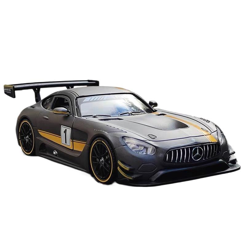 

1/24 Модель спортивного автомобиля из сплава Benzs GT, литой металл, масштабная модель транспортного средства, статическая модель, имитируемые коллекционные предметы, игрушка в подарок на день рождения ребенку чёрный