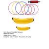 Inflatable Banana Decoration with Hoop Pump Prank Style Banana Ornament Party