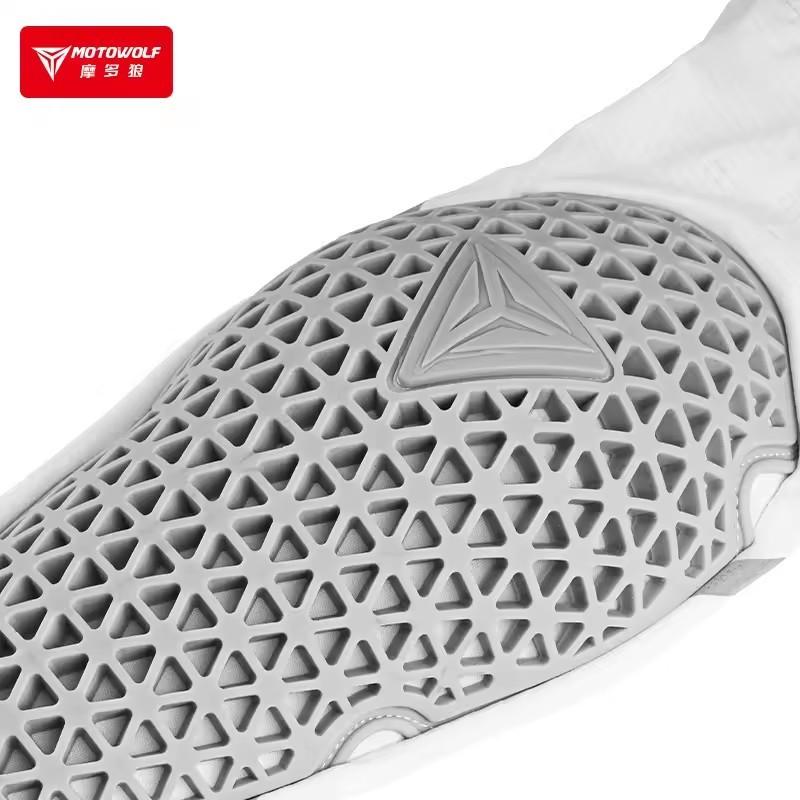 MOTOWOLF Summer Breathable Motorcycle Elbow Pads Elastic Motocross Elbow Protector MTB Cycling Arm Sleeve Motorcycle Equipment