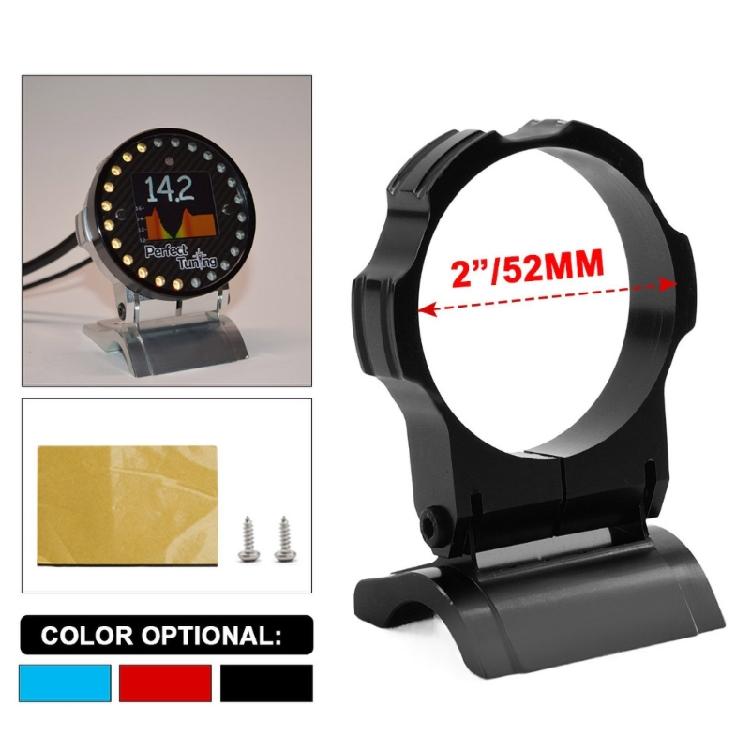 Adjustable Single Hole Bracket 2in 52mm Aluminum Auto Gauge Meter Pod Mount Holder Car Pillar Gauge Meter Mount Bracket