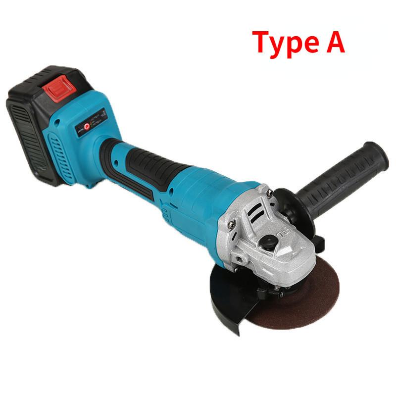 Household Multifunctional Polishing Machine Rechargeable Cutting Power Tools 35.6x13.5x32.2cm Portable Brushless Lithium Angle Grinder