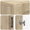 Bathroom Cabinet with Open Shelf UTRECHT Sonoma Oak