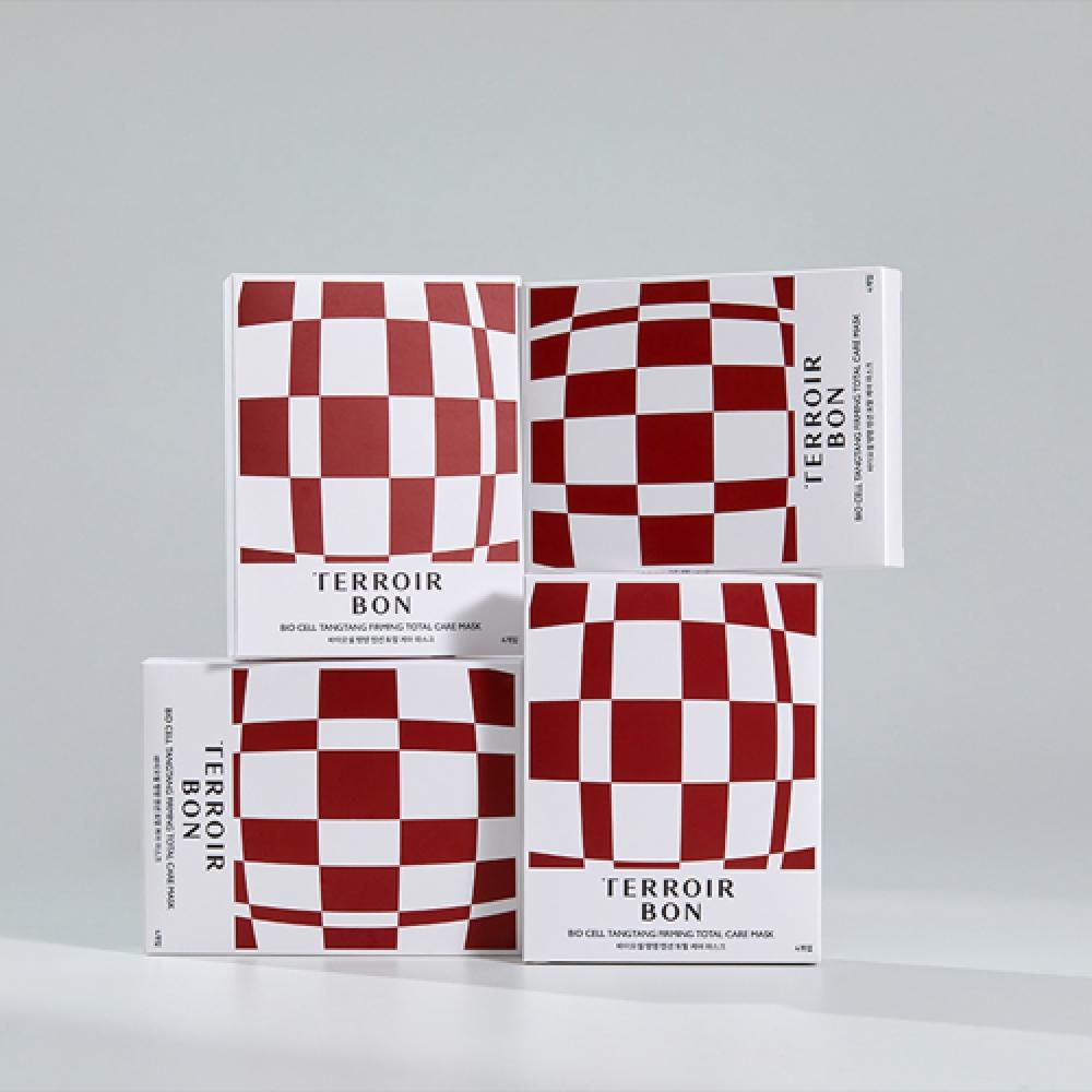 

Terroirbon Vegan Biocell Tightening Tension Total Care Mask 4 Weeks 4 Box 4 Pack Gift shopping bag (+2500)