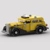 144-piece small building block set, vintage collectible vehicle driving model, city car toy gift.