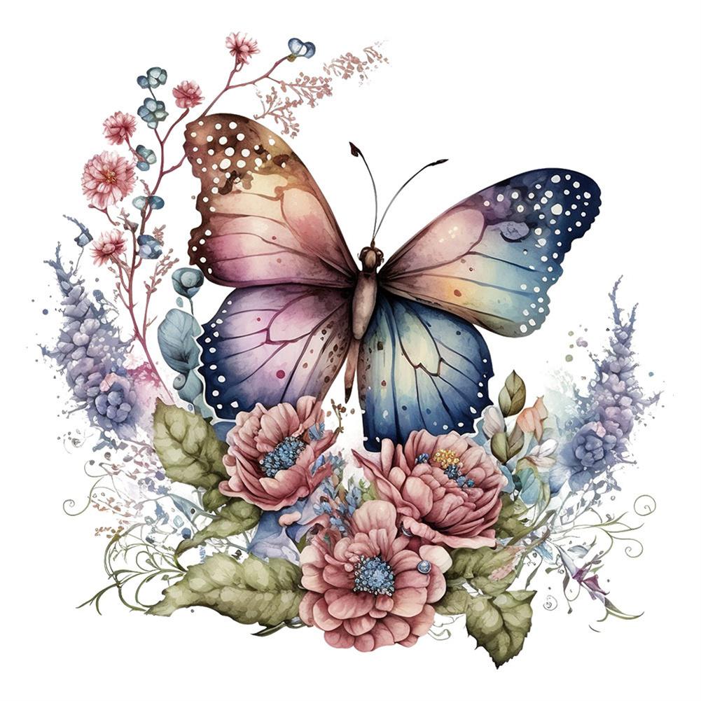 Bathroom Flower Toilet Art Wall Stickers DIY Removable Butterfly Wall Decals Self-Adhesive Wall Wallpaper Bedroom Home Decor