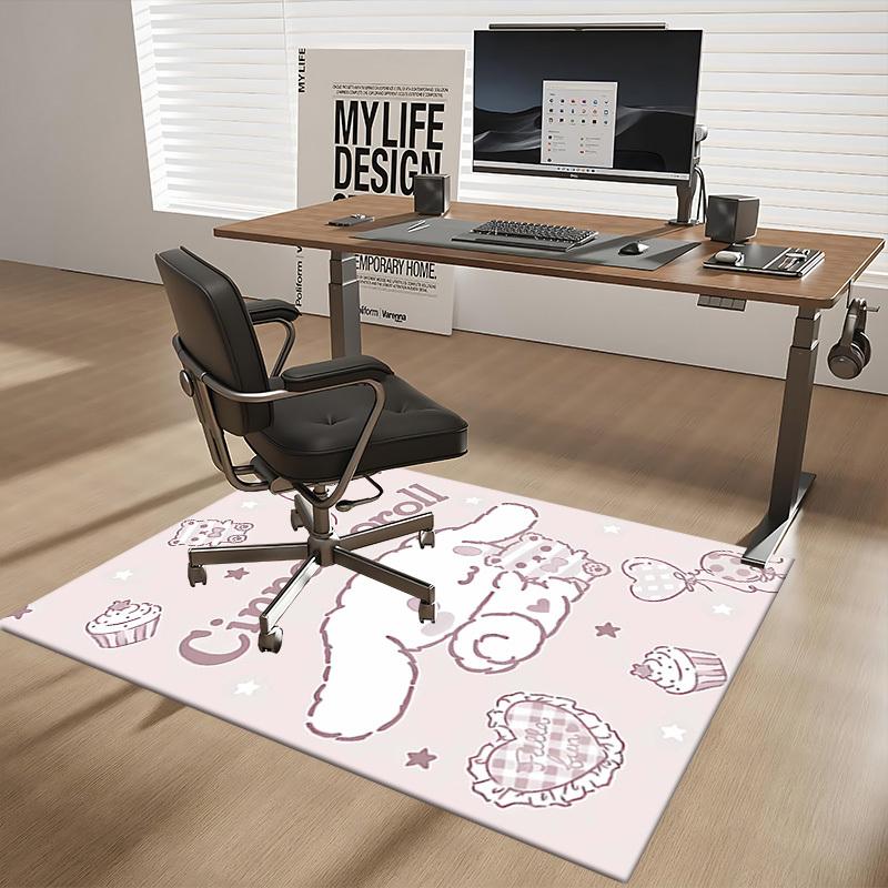 Cinnamoroll Anime Cartoon Design Chair Mat - Non-Slip Carpet for Office, Home Decor, Living Room, Bedroom, Game Room, Dormitory Flooring Gift.E057
