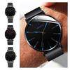 Wrist Quartz Analog Watch Men Stainless Steel Buckle Casual Pendant Accessories