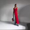 Women's 2025 Summer Fashion: Street Style Slit Shoulder Strap Camisole Long Vest