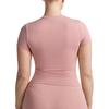 Nike Skims Matte Padded Baby Lightweight Moisture-Wicking Soft Short Sleeve Fitness Top Women Tops SSSSL9487W-HIM