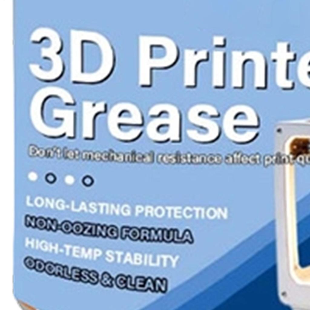 NEW 3D Printer Grease - High Temp, Corrosion & Noise Resistant - For Rails, Screws, Bearings - Safe For Plastics & Metals 100g