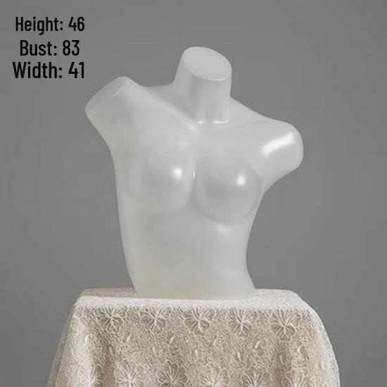 Unisex Torso Mannequin: Female & Male Underwear Display Stand