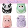 Kids Backpack With Bear Print For Preschoolers Nylon Breathable Lightweight