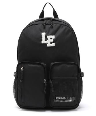 Lemine Double Pocket Backpack (Solid Black)