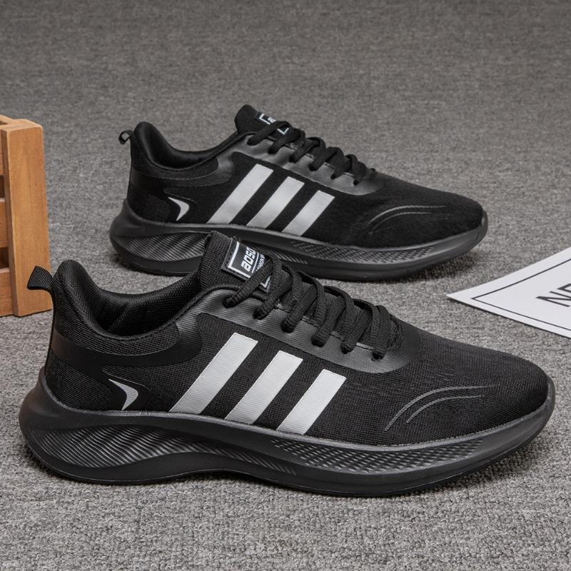 Spring and summer mesh breathable thin craftsmanship versatile casual ultra-light soft sneakers for men and women large size men