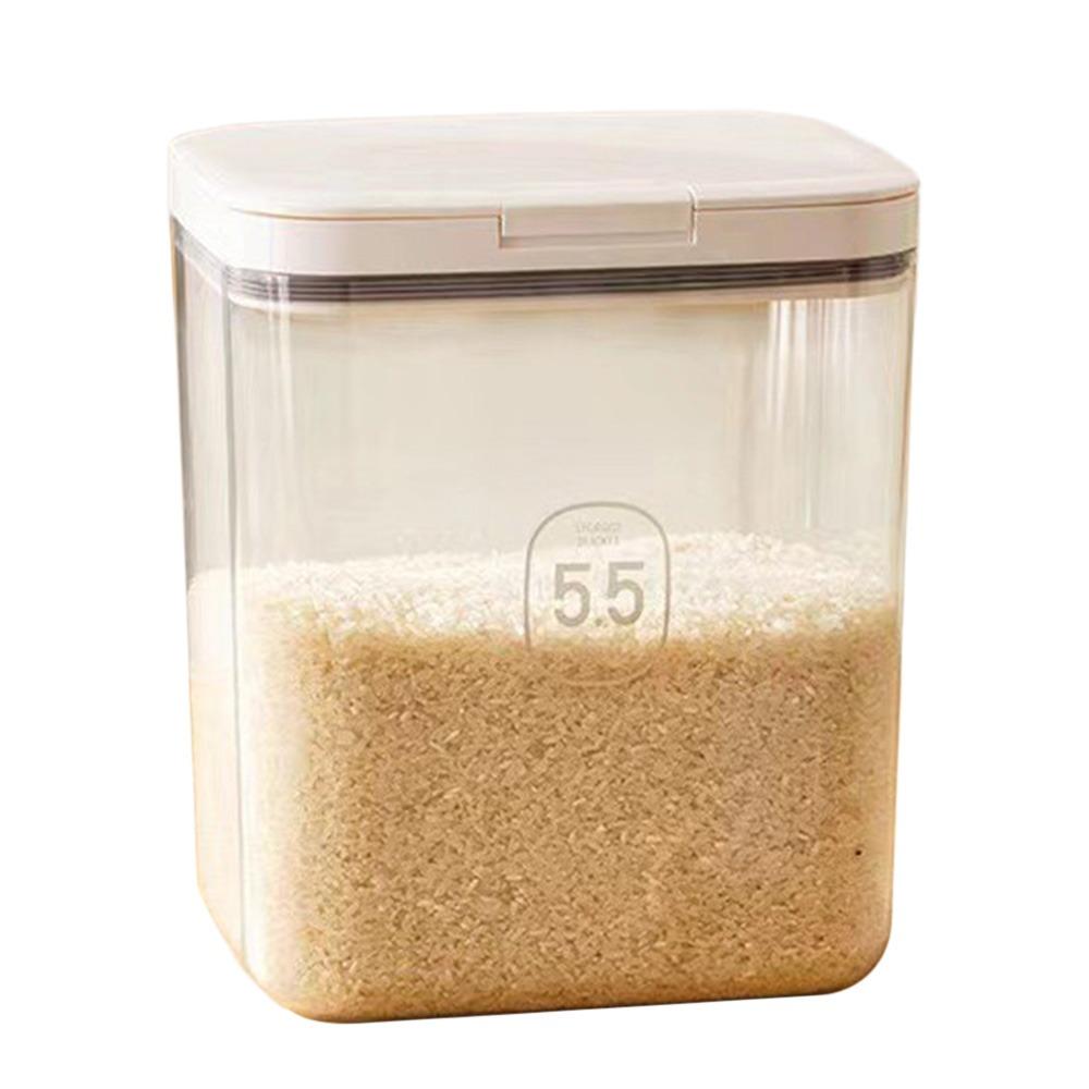 High Quality Vacuum Storage Tank Transparent Large Capacity Sealed Jars Moisture-proof Stackable Sealed Tank Household