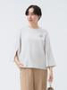 B:MING LIFE STORE by BEAMS Women's L/S Shirt/Blouse, Stretch Pullover (S-O), Light Grey, Size S