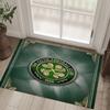 Celtic FC Design Kristall-Samt-Teppich Gemütlich Nicht?Rutschfester Teppich mit Aufdruck für Schlafzimmer Wohnzimmer Eingang