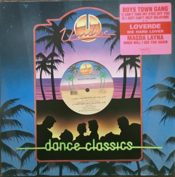

12-дюймовая пластинка BOYS TOWN GANG / LOVERDE / MAGDA LA - Can t Take My Eyes Off You / I Just SPEC1250 Unidisc - Канада Танцевальная и Электронная Б/У