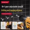 Deli 12V Cordless Electric Drill Screwdriver Tool Set CN plug (adapter included)