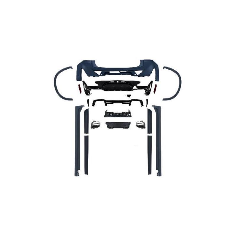 Compatible BMW X4 G02 (2018-2021) to 2022+ Retrofit Kit: Includes Front & Rear Bumpers, Grille.