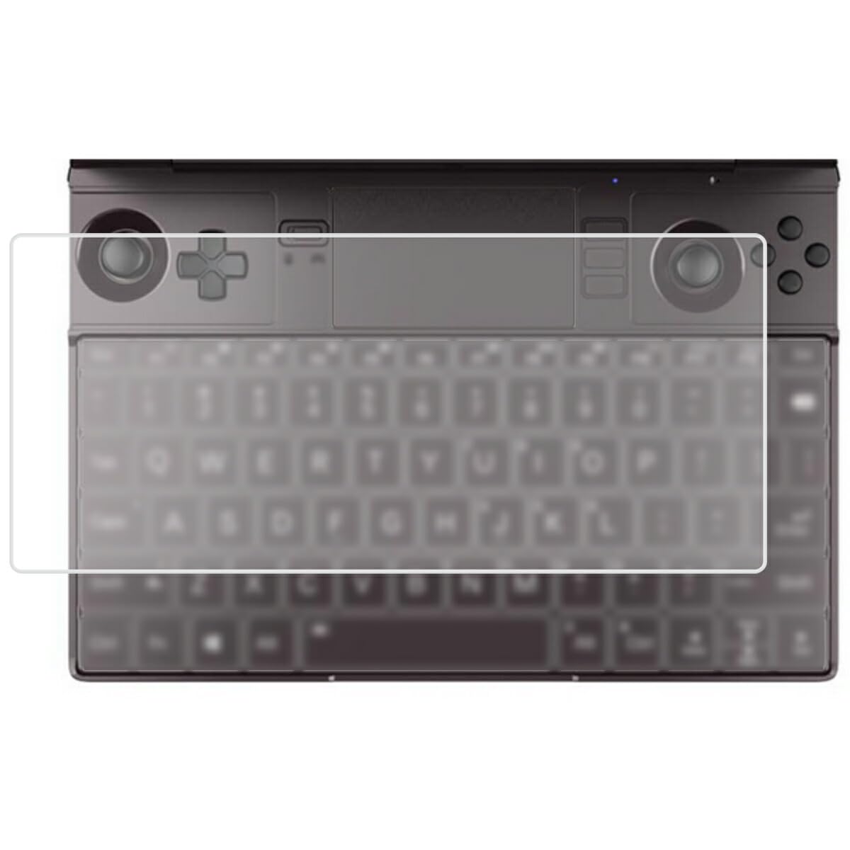 

ClearView Keyboard Cover, Protective Film for GPD WIN Max 2 (2025), Made in Japan [Quiet]