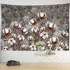Colorful Cotton Tapestry Wall Hanging Nature Plant Aesthetics Room Boho Tropical Living Room Decor Fabric