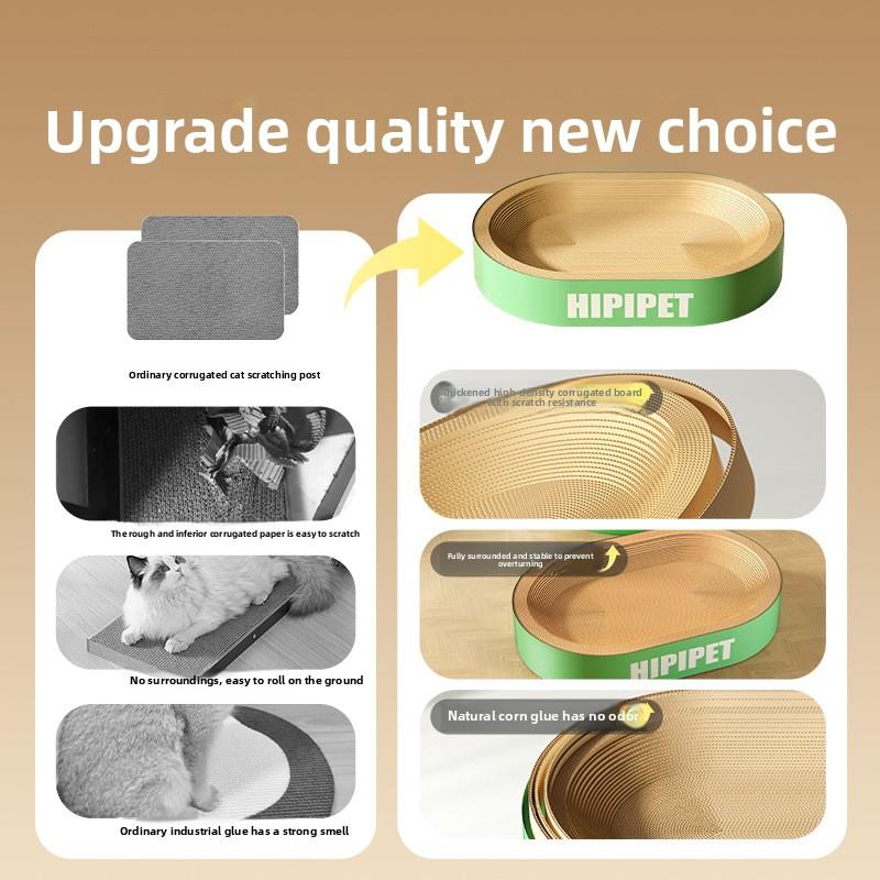 Cat Oversized Big Mac English Logo Cat Scratching Board Wear-resistant and Scratch-resistant Corrugated Cat Litter Integrated Pet Cat Toy