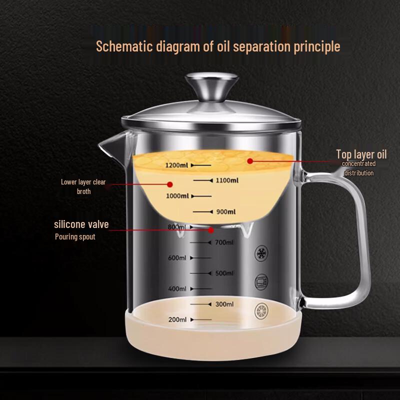 Borosilicate Glass Oil Separator Pot