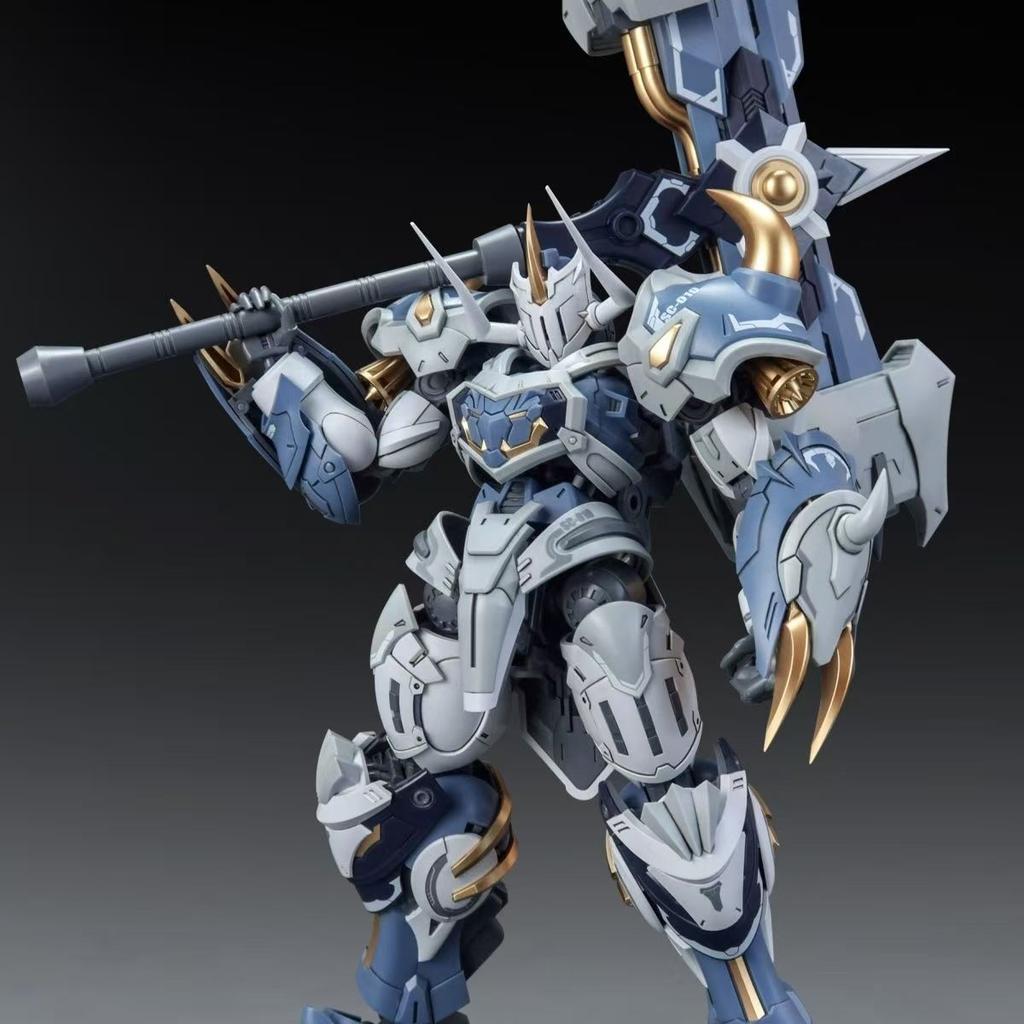 Presale Knights Of The Round Table Galahad Knight Figure Assemble Model Mecha Movable Assembly Ornament Boy Toy Birthday Gift
