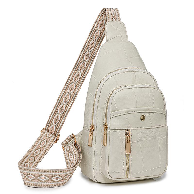 

Многофункциональная женская сумка через плечо на грудь, сумка для поездок на работу, большая вместимость, сумка для мобильного телефона бежевый