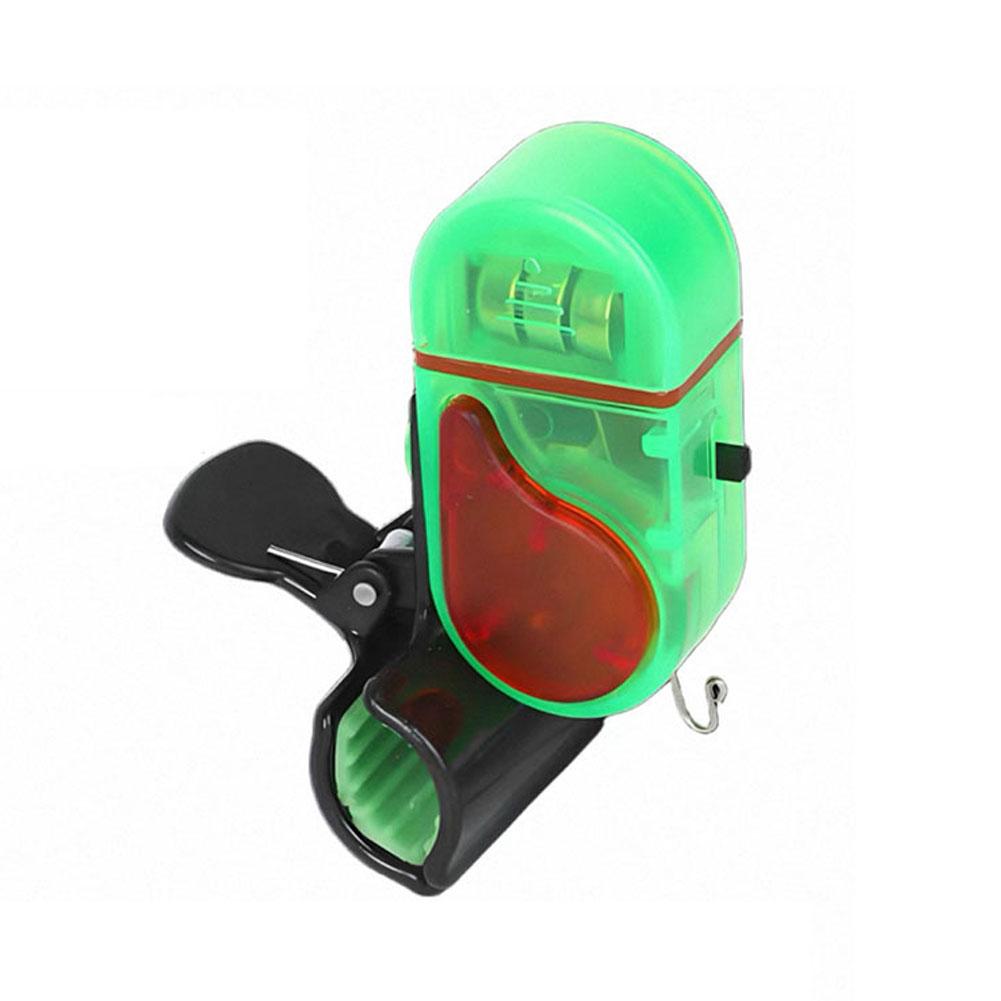 Fishing Bite Alarm with LED Light, Clip On Fish Rod Electronic Fish Bite Alarm Sound Bite Alert Bell with LED Lights