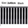 Reusable Black Nylon Hook and Loop Cinch Straps Adjustable Wire Fastener Cable Ties For Household Office Cord ArrangementStoragePinstriping Tape 3