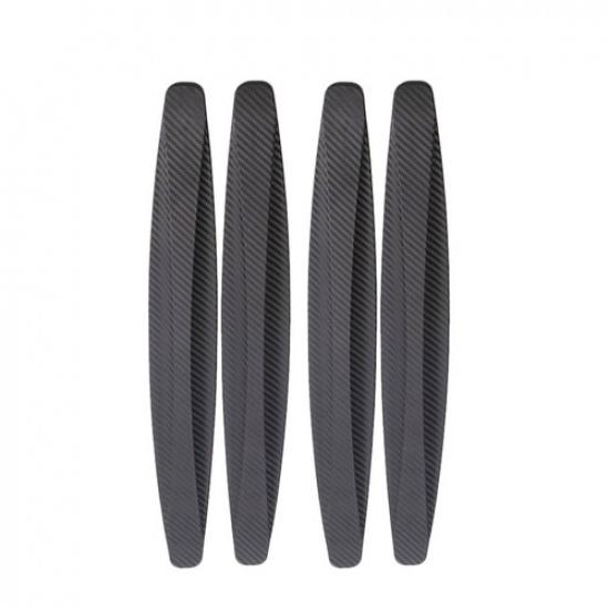 4 Pcs Car Door Edge Protection Anti Collision Strip Door Bumper Black