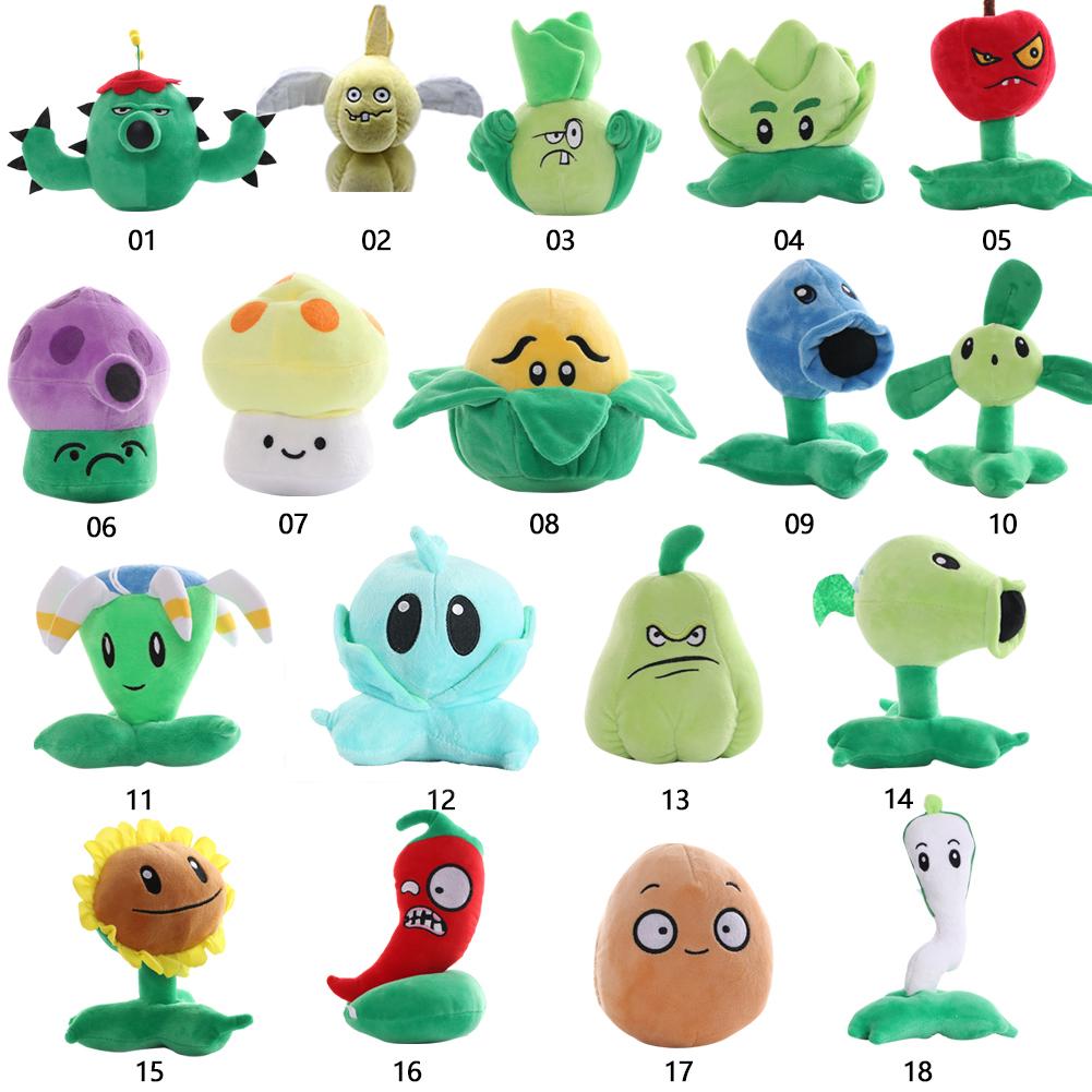 15cm Game PLANTS VS. ZOMBIES PVZ Soft Stuffed Toys Plant Cartoon Soft Plush Dolls Toy Plushie Doll Xmas Gift For Kids
