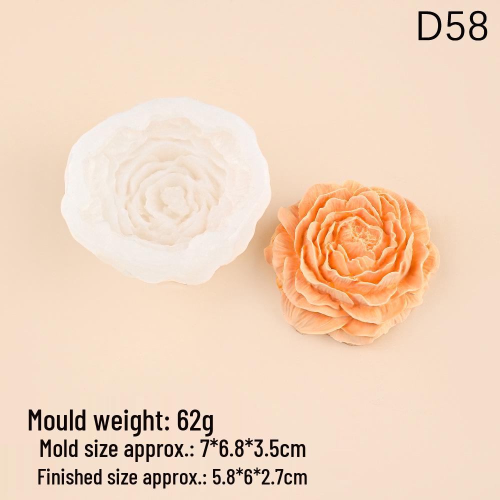 Peony Mold - Silicone