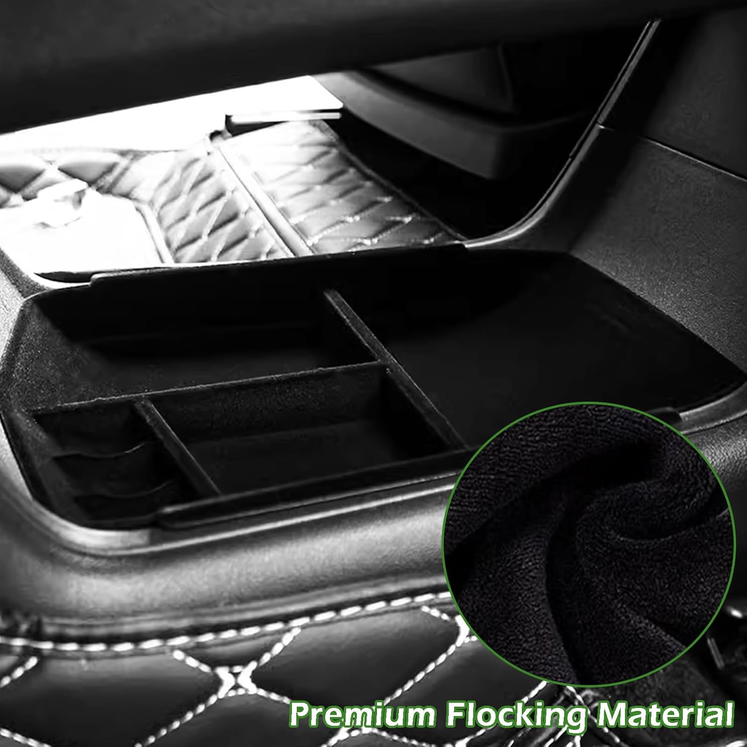 

PIUGILH Customized for Cadillac XT5 XT6 2016-2023 Accessories Car Center Console Armrest Box Glove Secondary Storage Box Console Organizer Insert