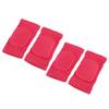2 Pairs Knee Sleeves High Elastic Breathable Knee Protector Pads for Ice Hockey Skating Running Rose
