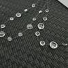 Handmade Dewdrop Necklace Transparent Dew Rain Earrings Water Drop Earrings  for Women Teen Girls