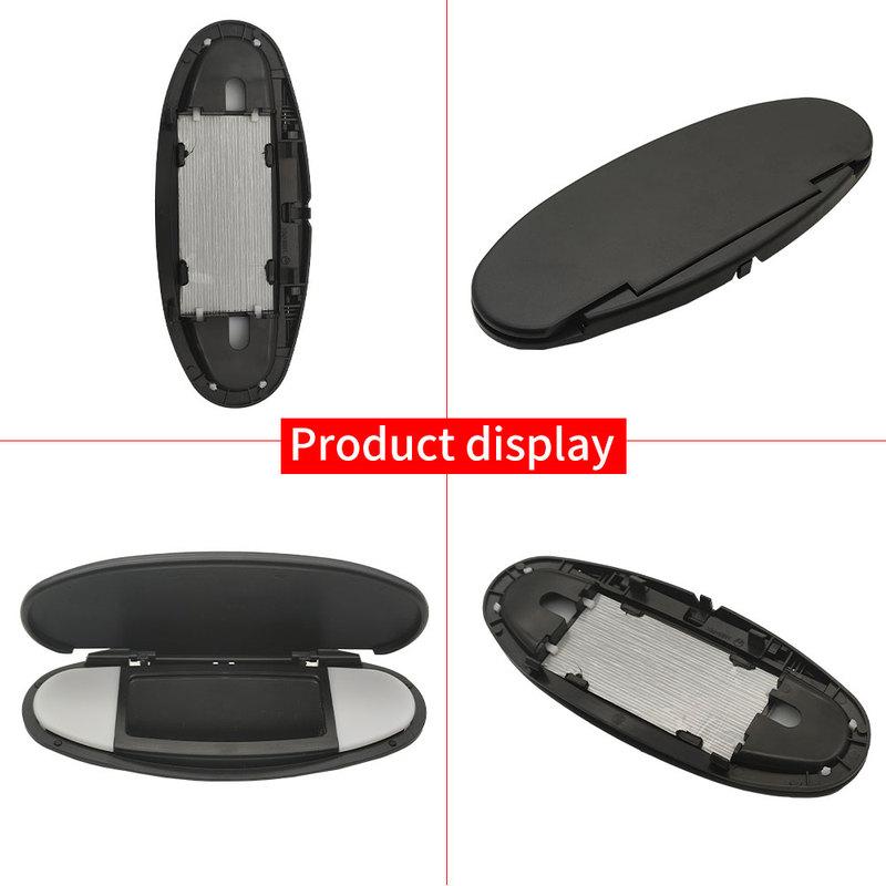 Car Front Sun Visor Sunshade Makeup Mirror Mini Sunshade Plastic Cover Accessory For BMW Mini R50 R53 R55 R56 R60 2007-2014