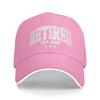 Retired Est Baseball Cap  Unisex Men Design Hip Hop Hats Summer Casual Tennis Skate  Baseball Caps