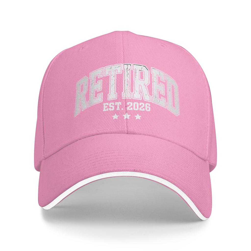 Retired Est Baseball Cap Unisex Men Design Hip Hop Hats Summer Casual Tennis Skate Baseball Caps