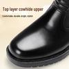 Men's Genuine Leather Equestrian Riding Boots with Zipper - Over-the-Knee Spring & Autumn Style