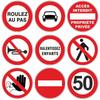 Car Sticker Warning Sign Sticker Vinyl Decal Waterproof Rear Window Motorcycle Camper Bumper Truck Laptop Decoration TM417