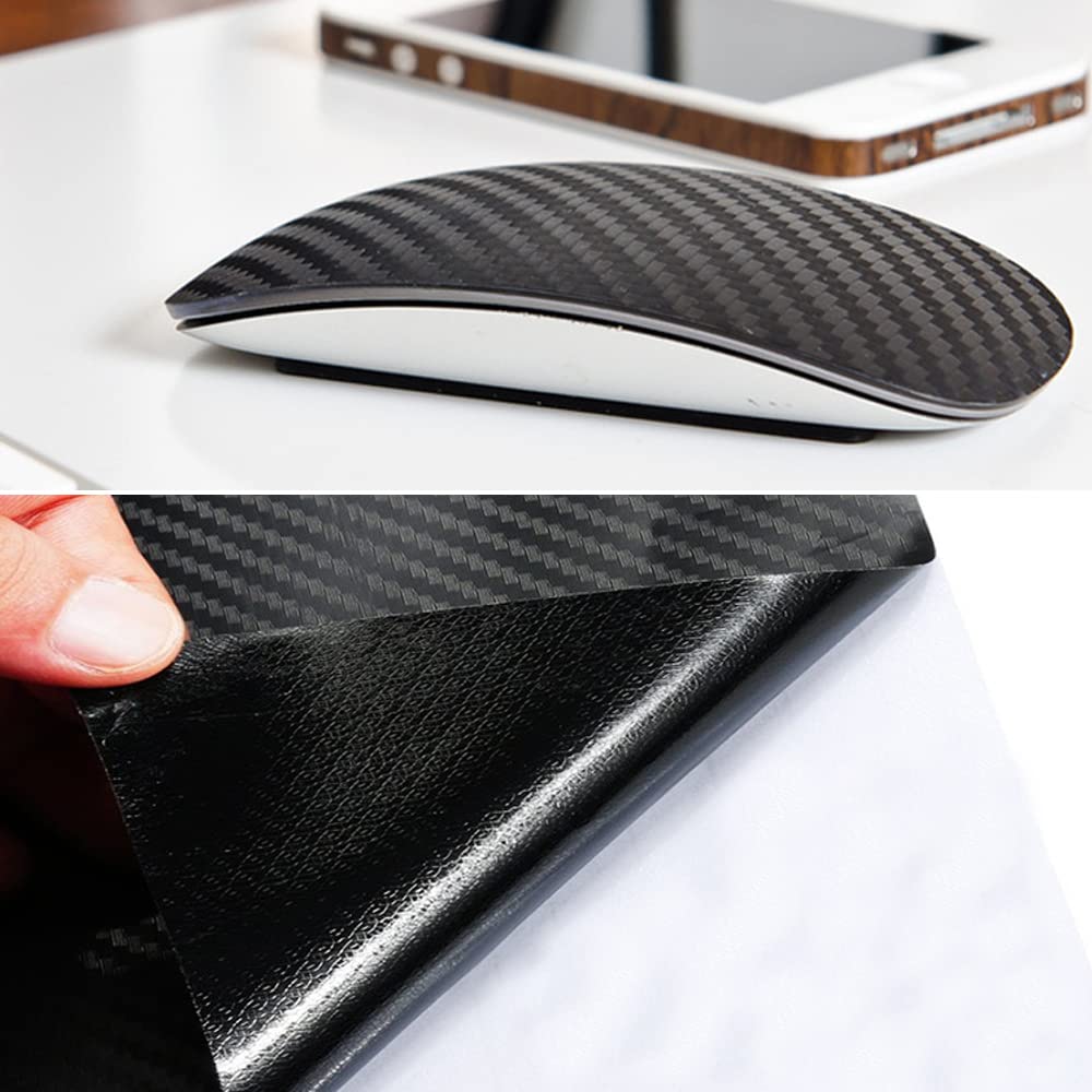 YFFSFDC 3D Carbon 152cm Long X 30cm Rack Carbon Fiber Car Wrap DIY Wrapping Interior from Interior Panels To Curved Grooved Backing Sheet, Wide,