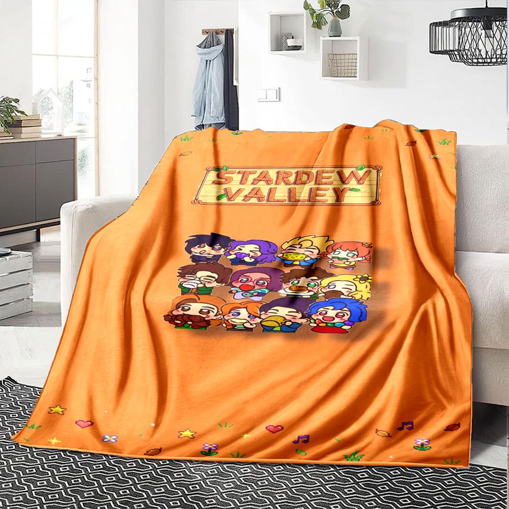 Stardew Valley Blanket Soft Cozy Suitable For Seaside Couch Office Four Seasons Universal Modern Style Unique Gift For Family And Friends Camping