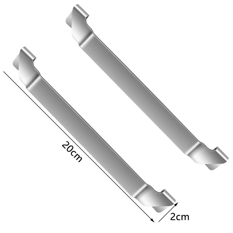 

New 2Pcs Stainless Steel Griddle Spatula Stands Outdoor Camping Picnic BBQ Essential