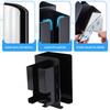 Hair Straightener Holder Wall Mount Carbon Steel Hair Tool Storage Organizer with Adhesive for Curling Iron Bathroom