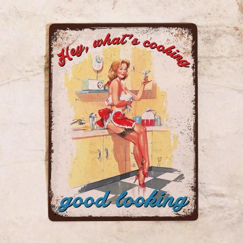 

Live with Humor Pin Up Metal Sign 20x30cm, Vintage Funny Wall Decor 30