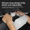 Car Tissue Box For Tesla Model Y 3 X S Seat Back Hanging Silicone Tissue Holder Box With Fix Strap Auto Interior Accessories kdf3